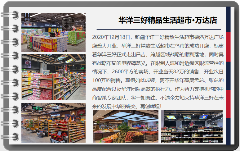 新疆乌市华洋三好精品生活超市·万达店